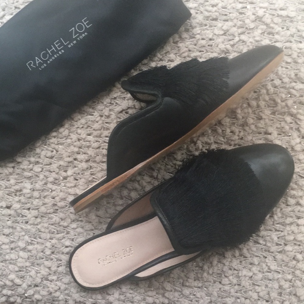 Rachael Zoe Black Flats With Flair!